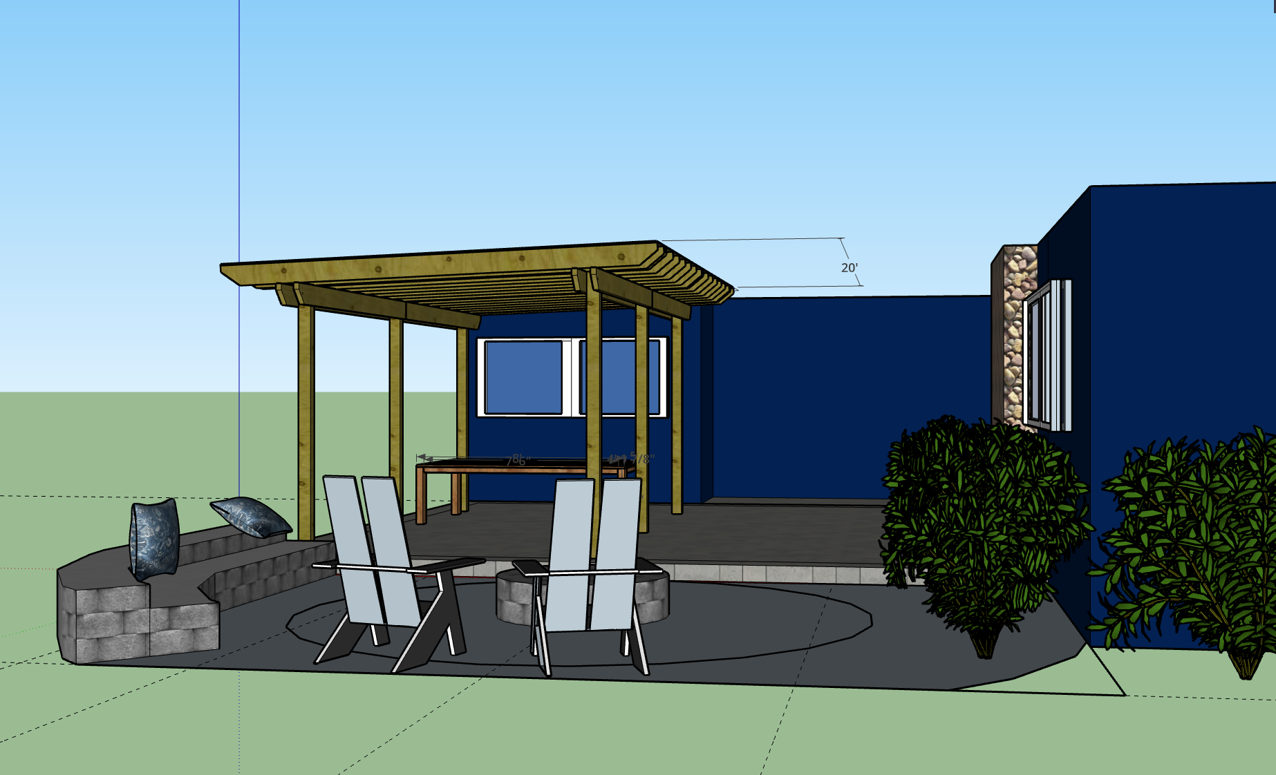 Sketchup view 1